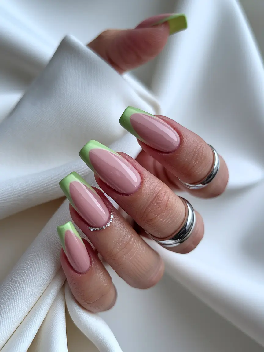 2026 Fresh Green French Twist