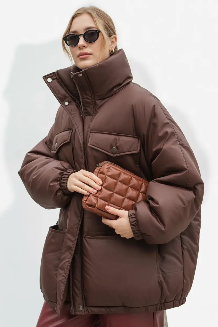 casual winter outfits Chocolate Puff Perfection