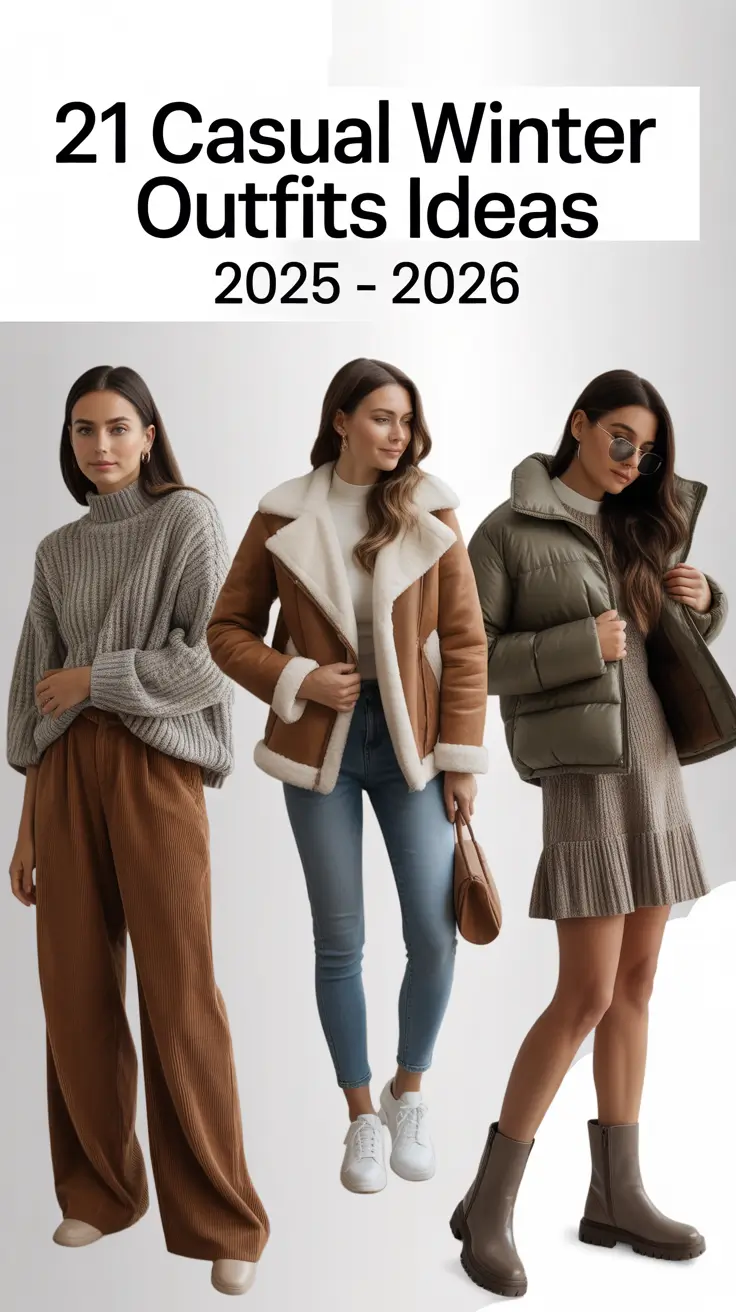 Casual Winter Outfits Ideas 2025 - 2026: Chic & Cozy Looks for Women