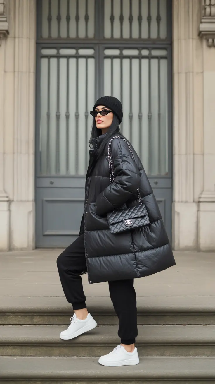 Chic Winter Fits 2025 - 2026 All Black Luxe