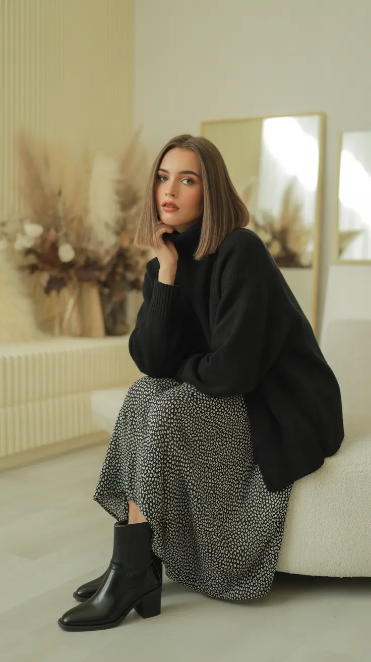 Chic Winter Fits 2025 - 2026 Polka Dot Calm