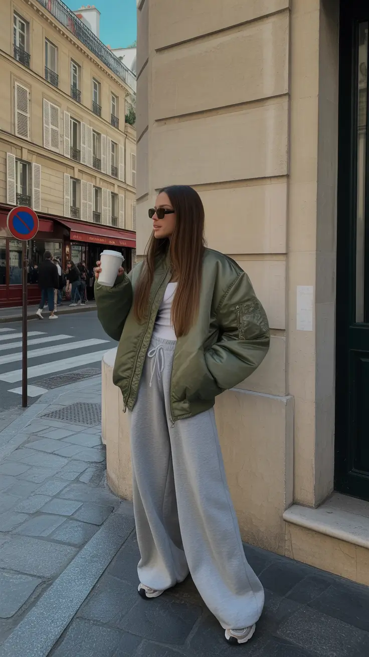 Chic Winter Fits 2025 - 2026 Oversized Bomber