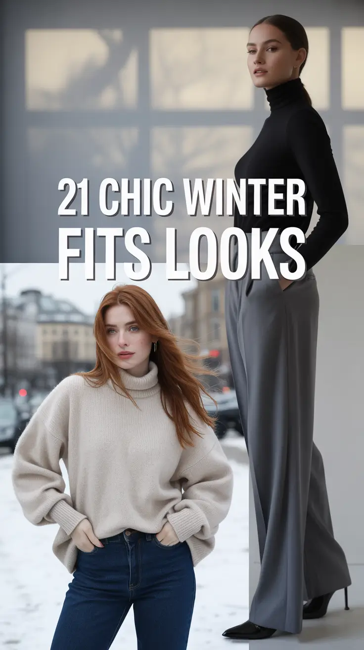 Chic Winter Fits 2025 - 2026 Looks: Classy & Cozy Streetwear Inspo