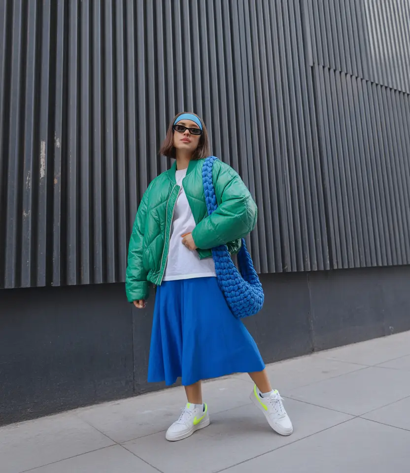 comfy winter outfits 2025 Color Clash Energy