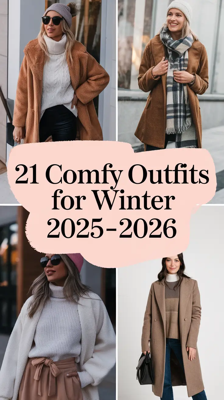 Comfy Outfits for Winter 2025–2026: Cozy & Classy Ideas for Lazy Days
