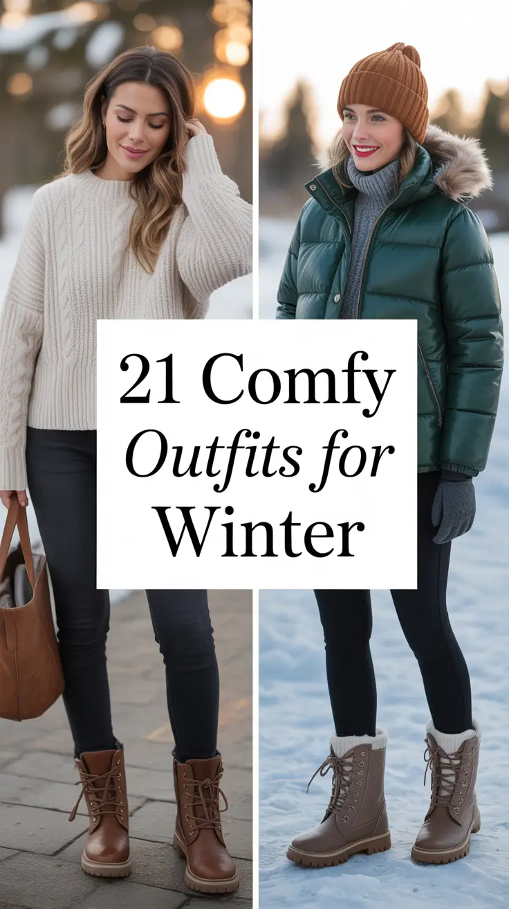 Comfy Outfits for Winter 2025–2026: Cozy & Classy Ideas for Lazy Days