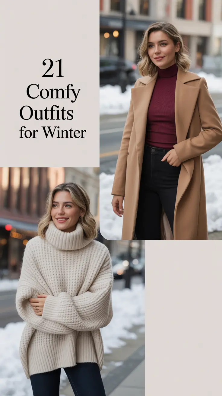 Comfy Outfits for Winter 2025–2026: Cozy & Classy Ideas for Lazy Days