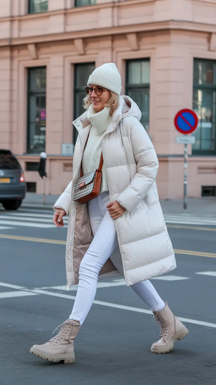 cozy winter outfits 2025 - 2026 style guide All-White Winter Confidence