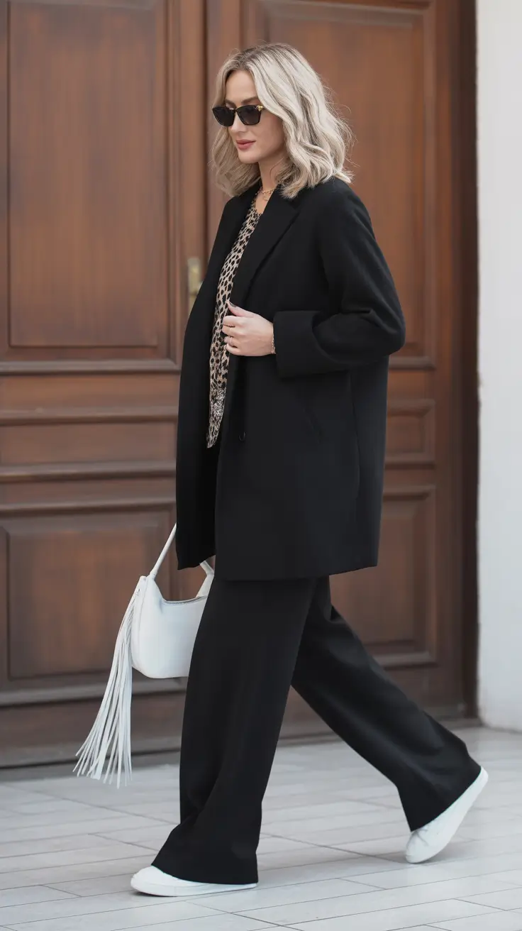cozy winter outfits 2025 - 2026 style guide Black and White Minimalism