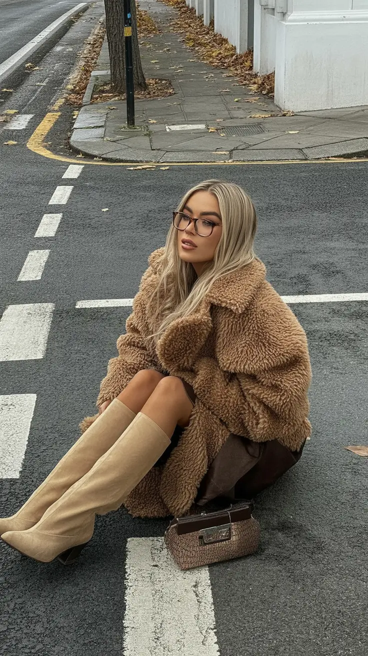 cute winter outfits 2025 2026 Chic Street Teddy