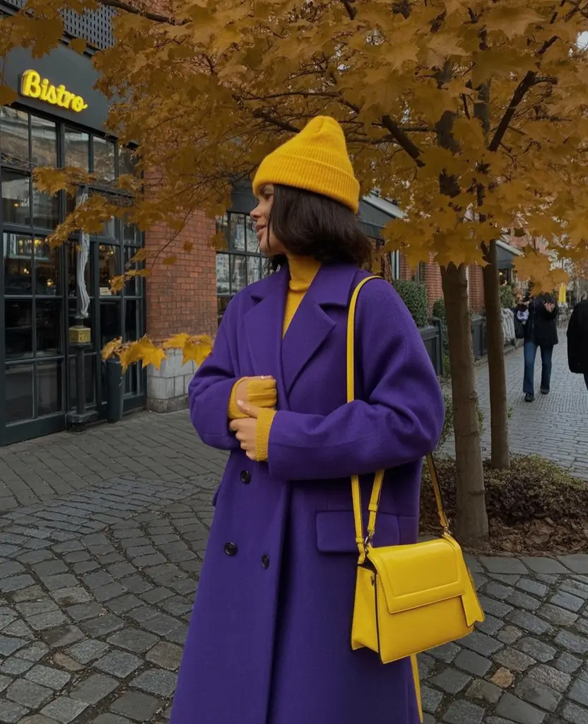 cute winter outfits 2025 2026 Purple Meets Sunshine