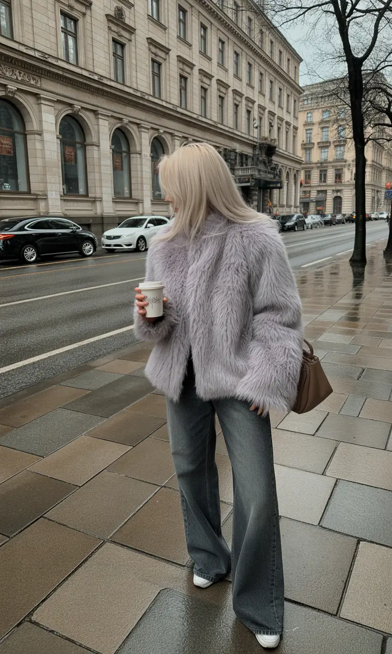 cute winter outfits 2025 2026 Lavender Street Fur
