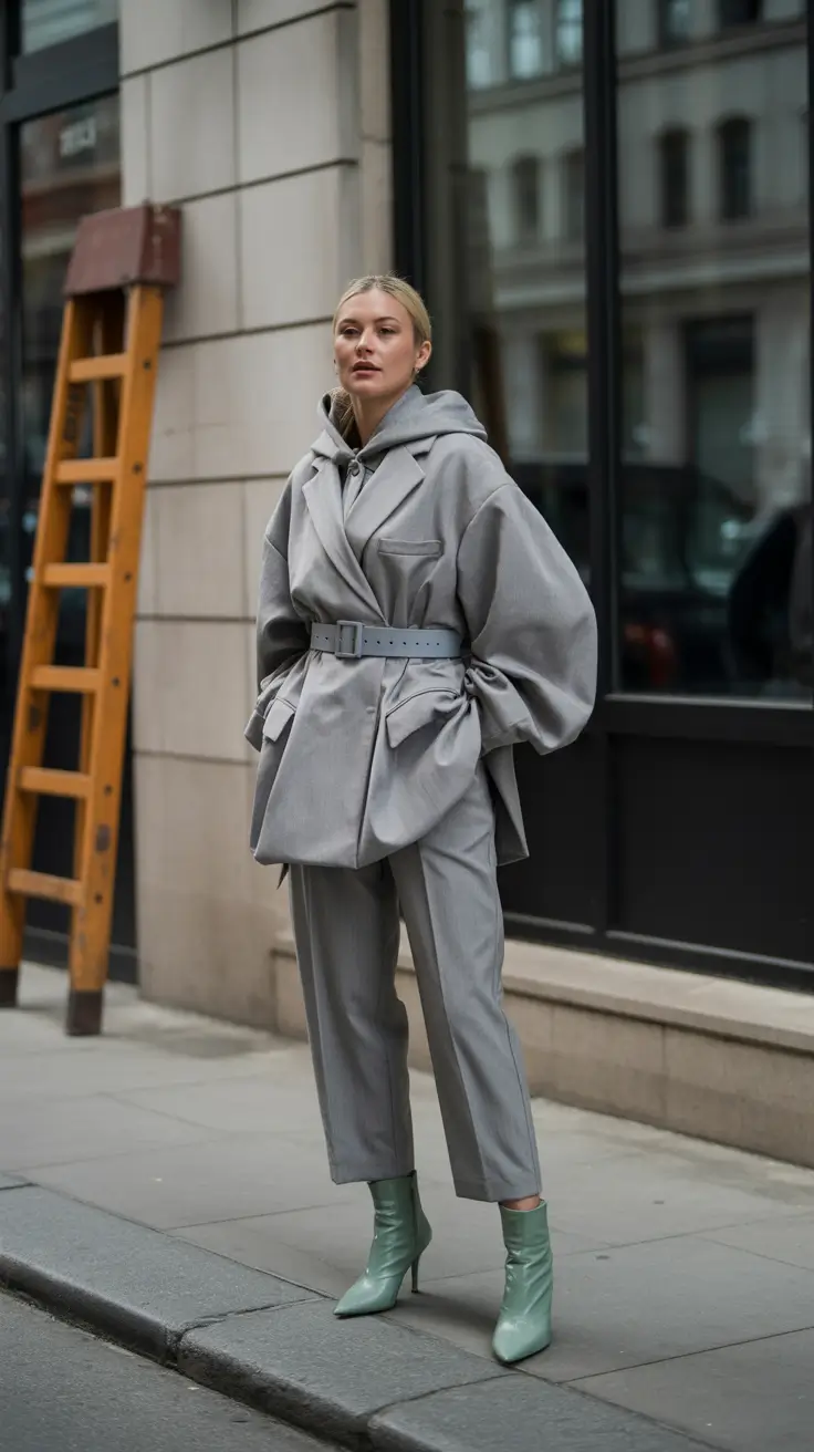 Elegant classy outfit Structured Elegance with a Modern Twist