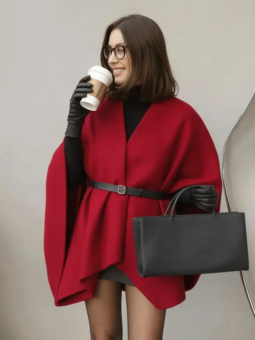 Elegant classy outfit The Power of Bold Color