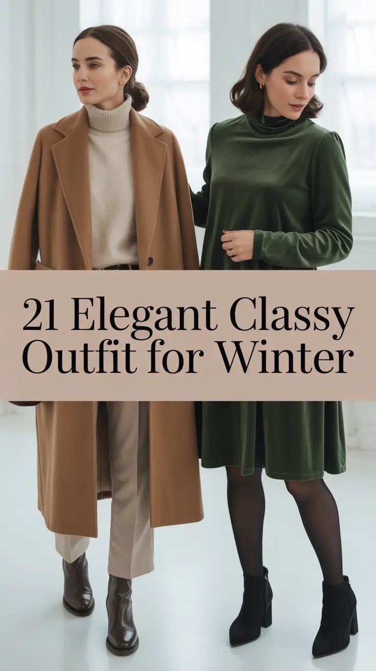 Elegant Classy Outfit for Winter 2025 – 2026: Chic Elegant Ideas for Women