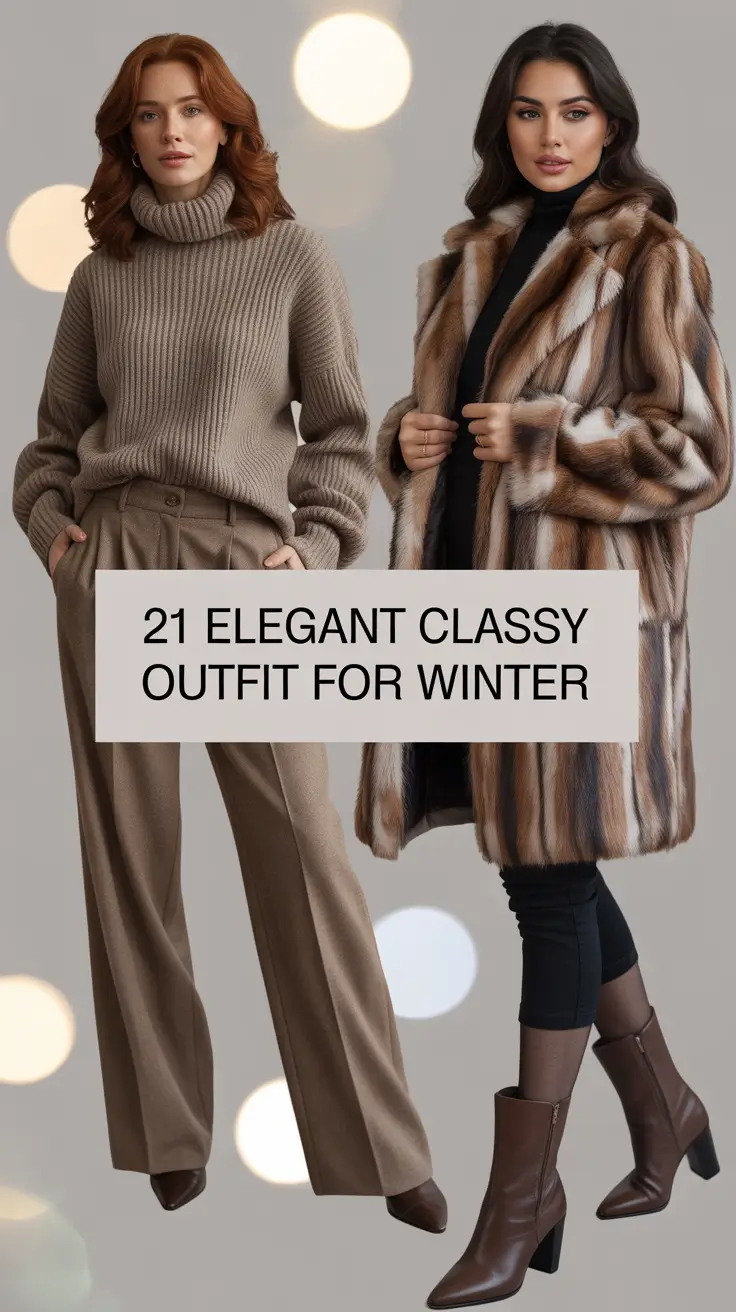 Elegant Classy Outfit for Winter 2025 – 2026: Chic Elegant Ideas for Women