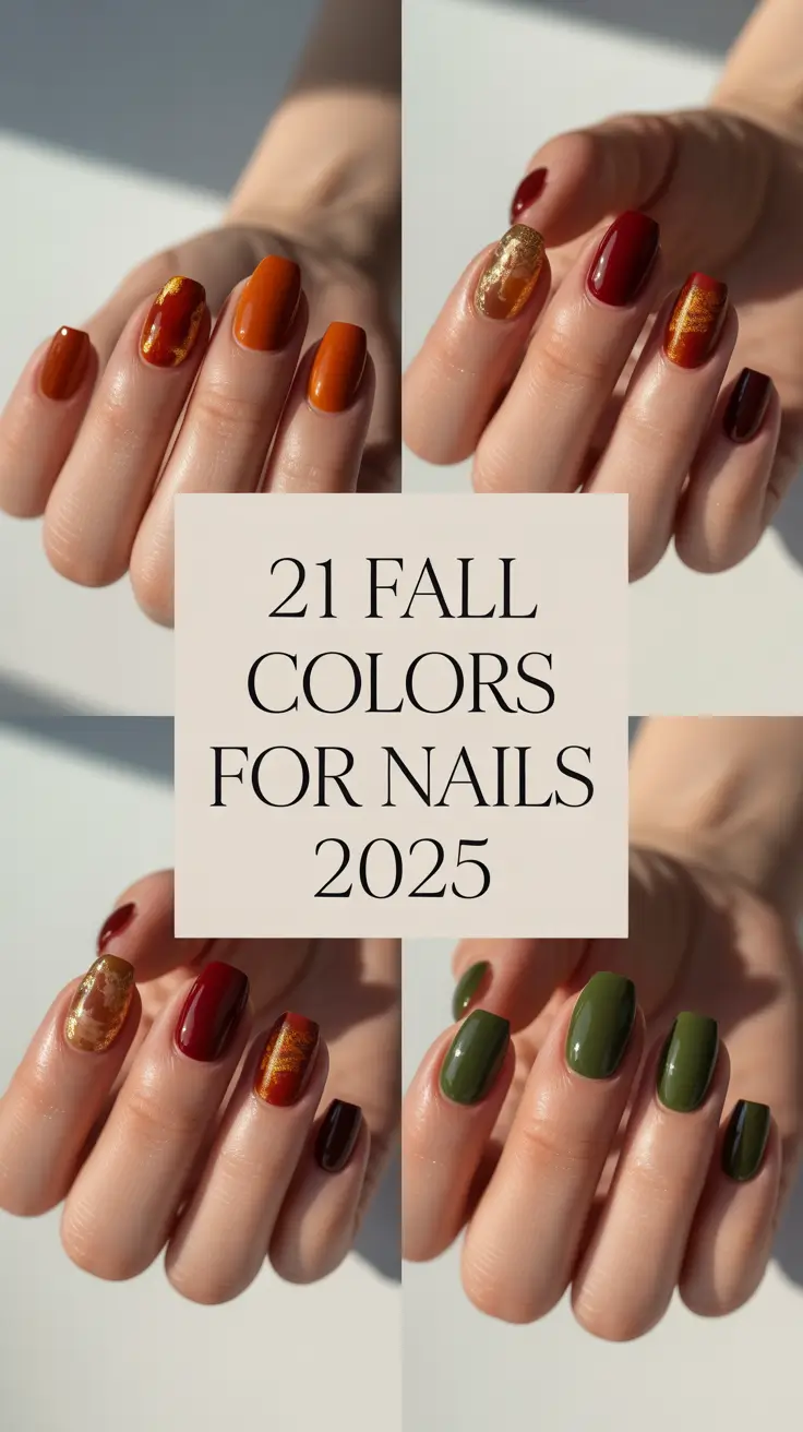 Fall Colors for Nails 2025: The Best Autumn Designs, Shades & Trends