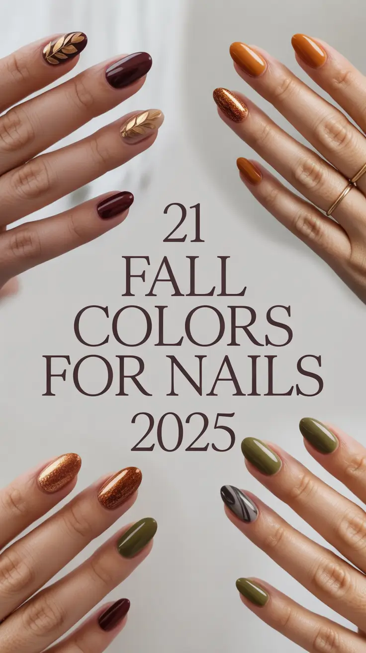 Fall Colors for Nails 2025: The Best Autumn Designs, Shades & Trends