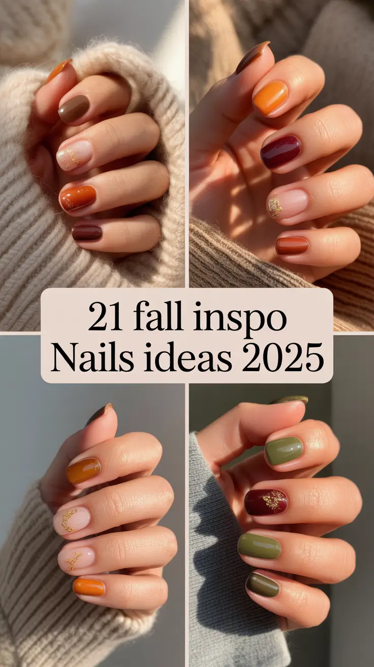 Fall Inspo Nails Ideas 2025: Trendy Designs, Colors & Art for Every Style