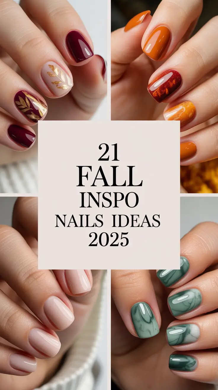 Fall Inspo Nails Ideas 2025: Trendy Designs, Colors & Art for Every Style