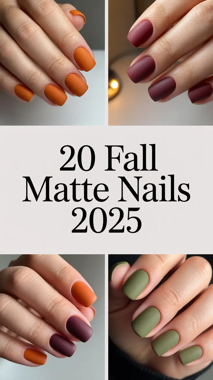 Fall Matte Nails 2025: Trendy Designs and Color Ideas for Autumn