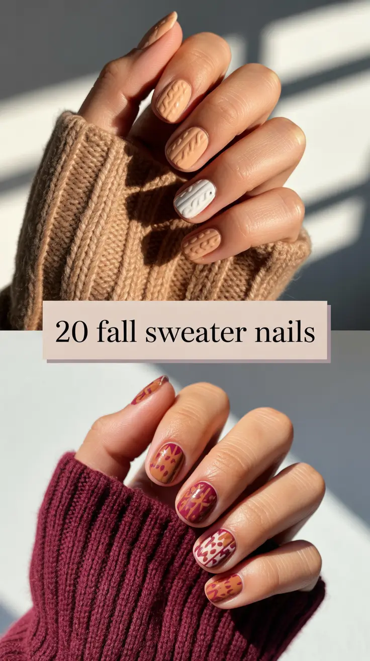 Fall Sweater Nails 2025: Cozy & Cute Ideas for the Season