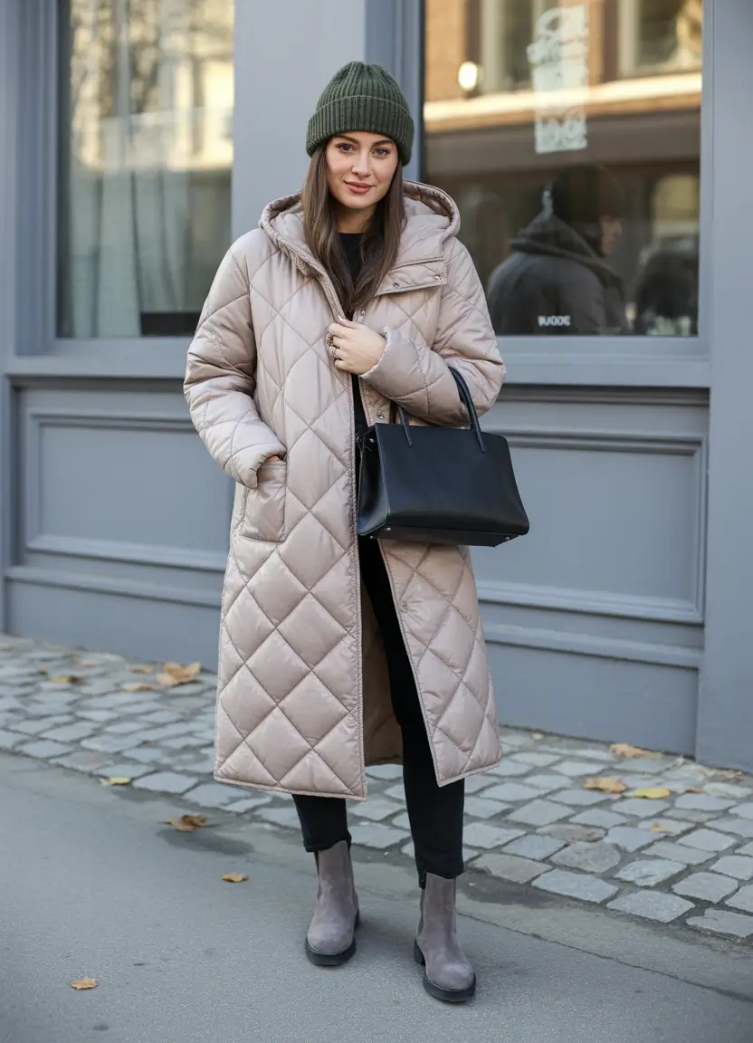 fall winter outfits over 40 Timeless Quilted Classic