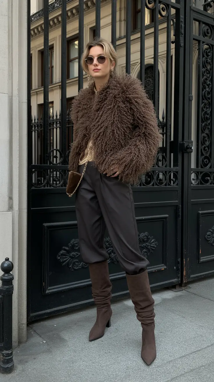 fall winter outfits 2025 trends Retro Glam With a Modern Twist