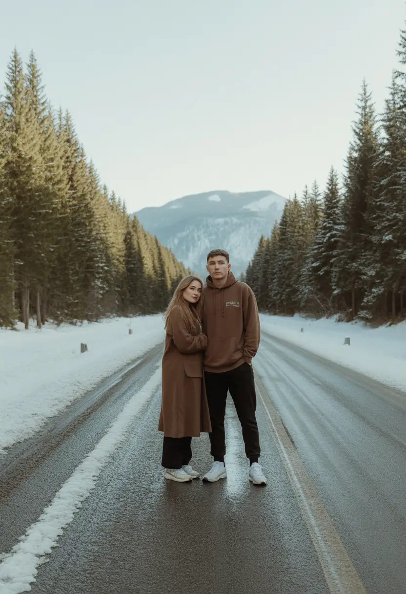 Family photo outfits winter 2025-2026 Warm Neutrals for Outdoor Simplicity