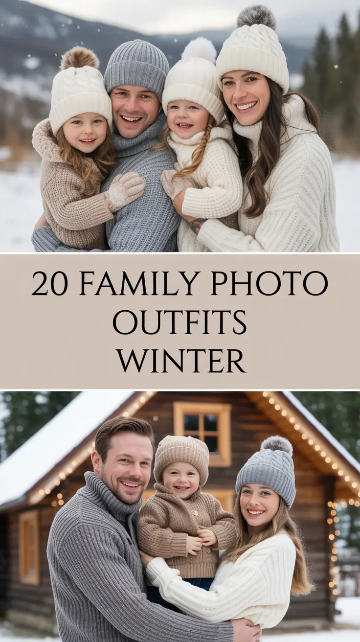 Family Photo Outfits Winter 2025–2026: Cozy Ideas and Color Combos for Every Style