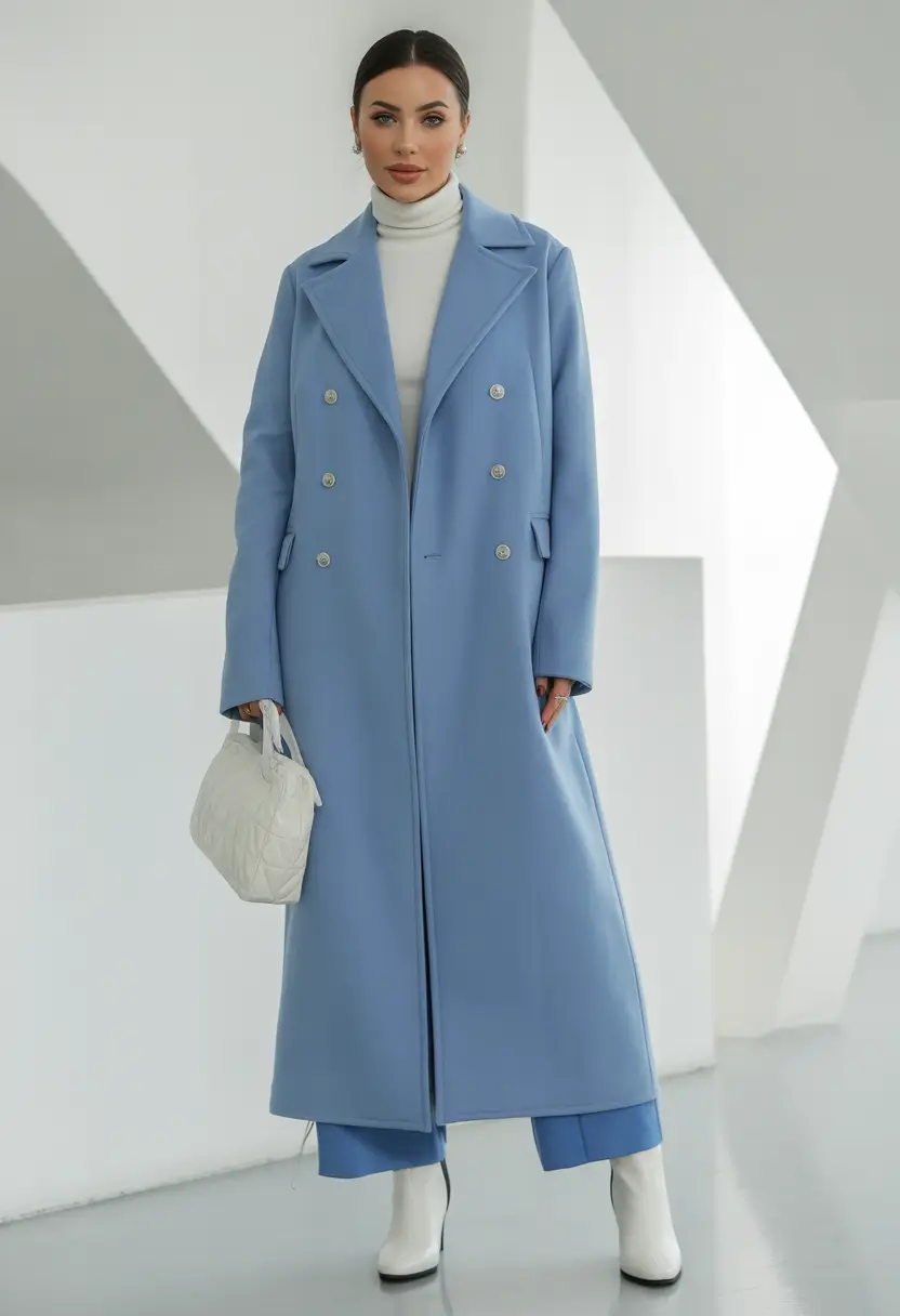 winter capsule wardrobe Powder Blue Power Dressing