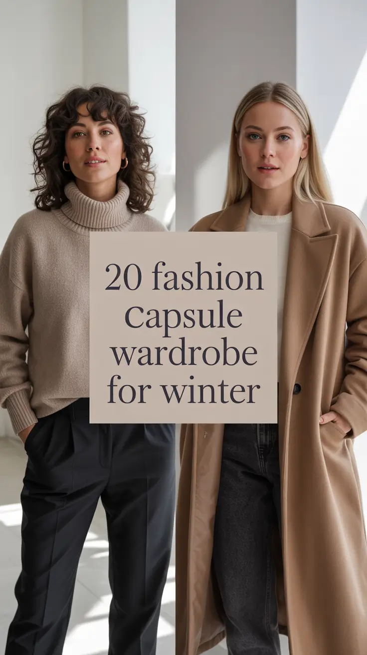 Fashion Capsule Wardrobe for Winter 2025 - 2026: Stylish Outfits for Europe and Beyond