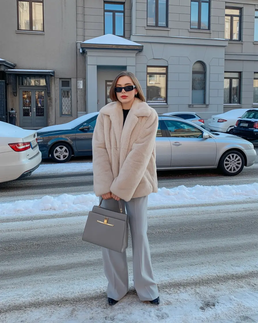 winter fashion inspo outfits Creamy City Cool