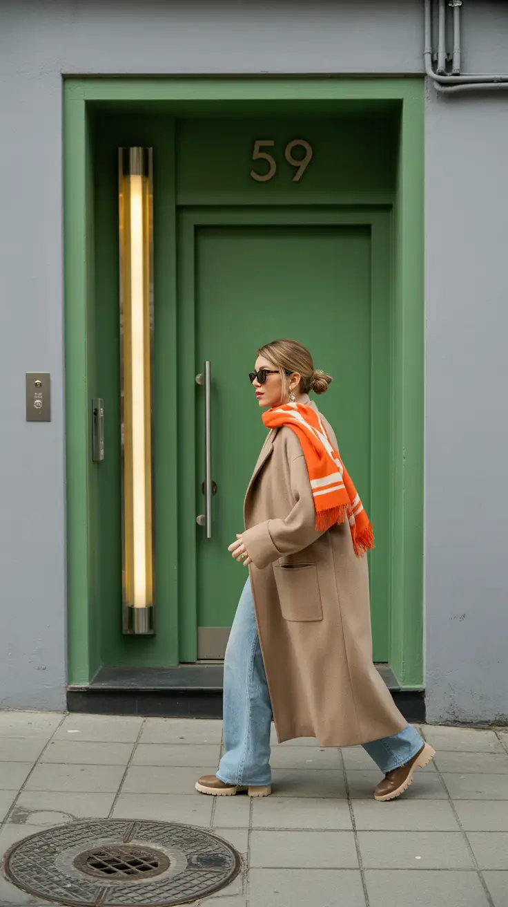 winter fashion inspo outfits Playful Pop of Color