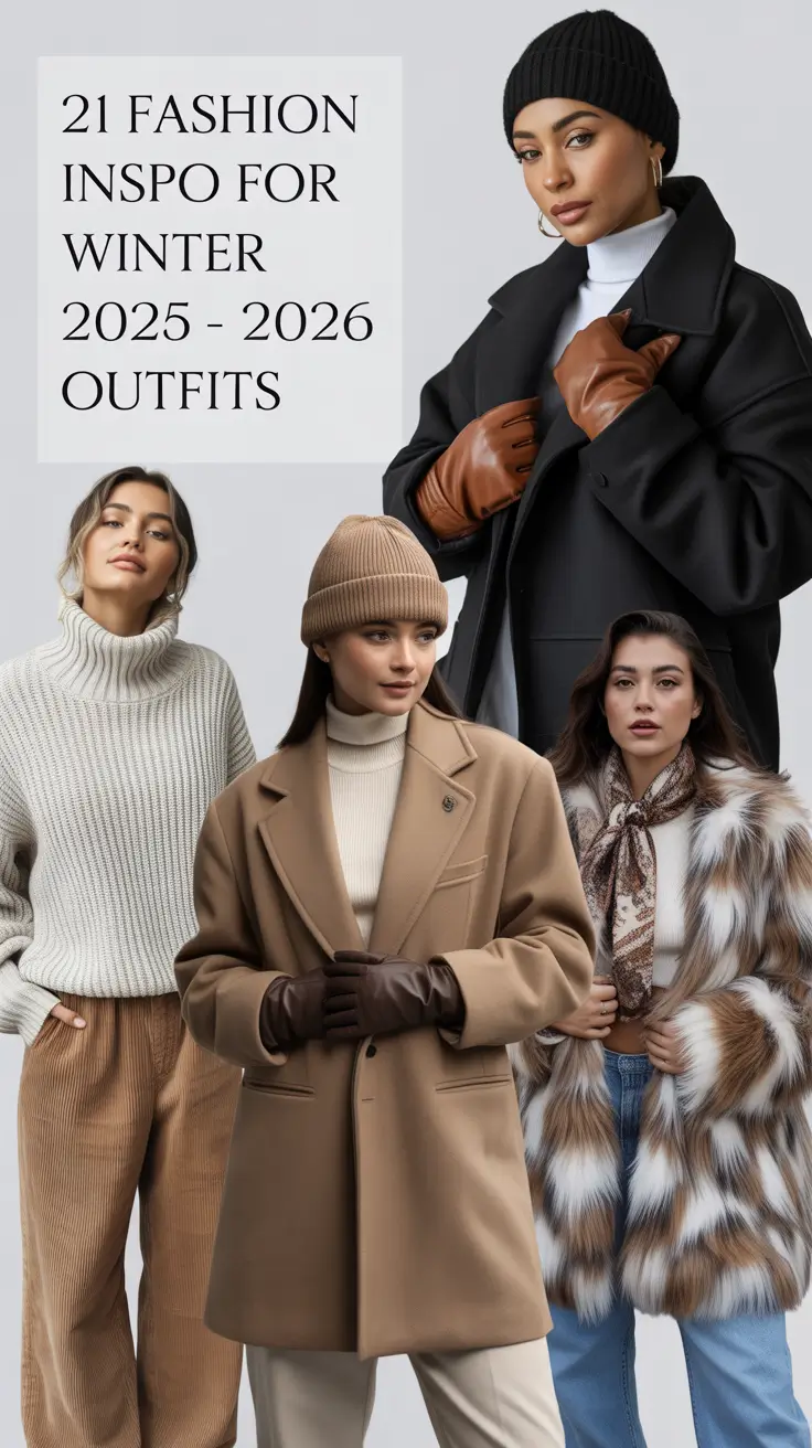 Fashion Inspo for Winter 2025 - 2026 Outfits: Classy & Casual Trends for Women