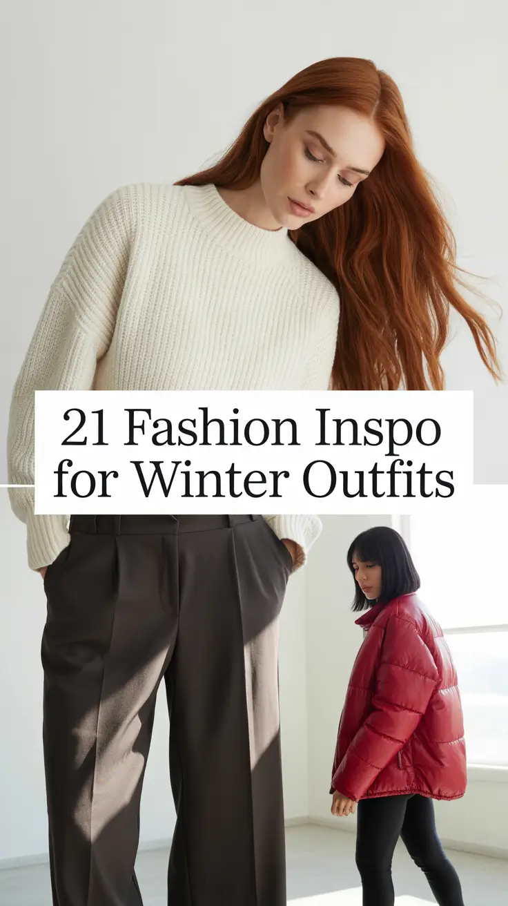 Fashion Inspo for Winter 2025 - 2026 Outfits: Classy & Casual Trends for Women