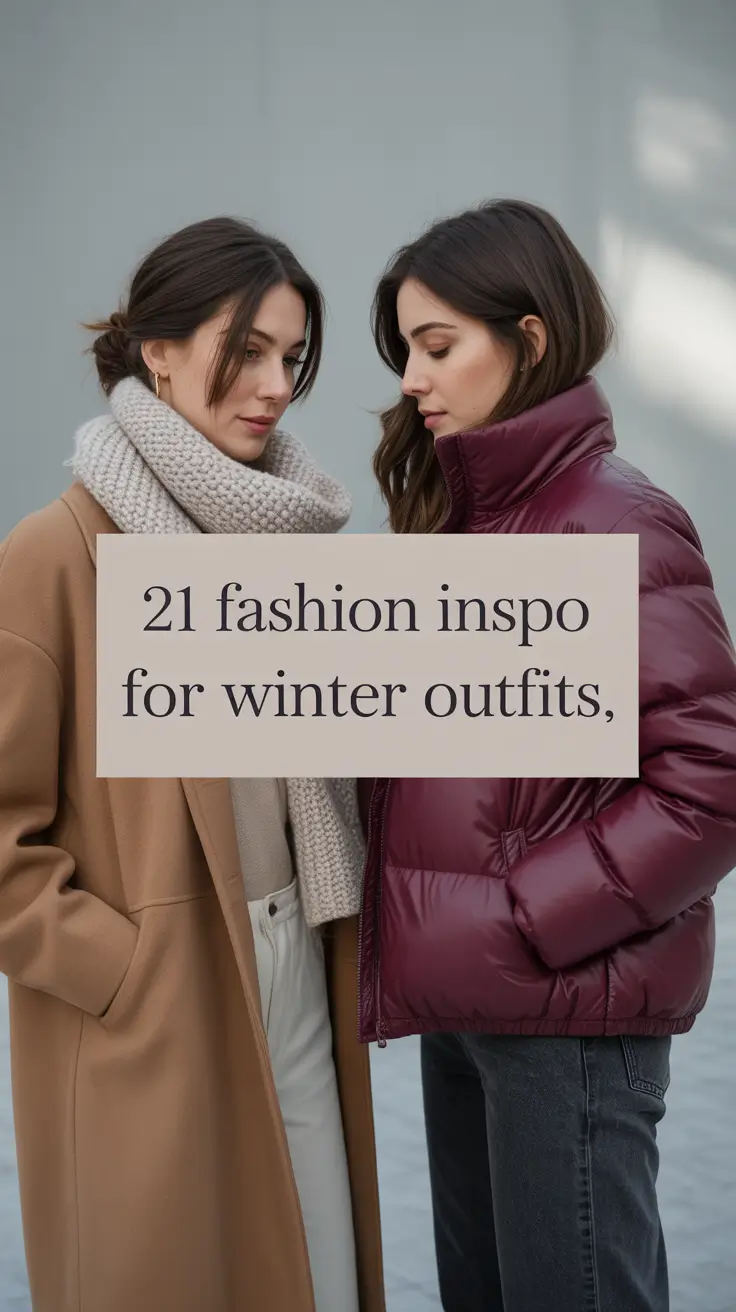 Fashion Inspo for Winter 2025 - 2026 Outfits: Classy & Casual Trends for Women