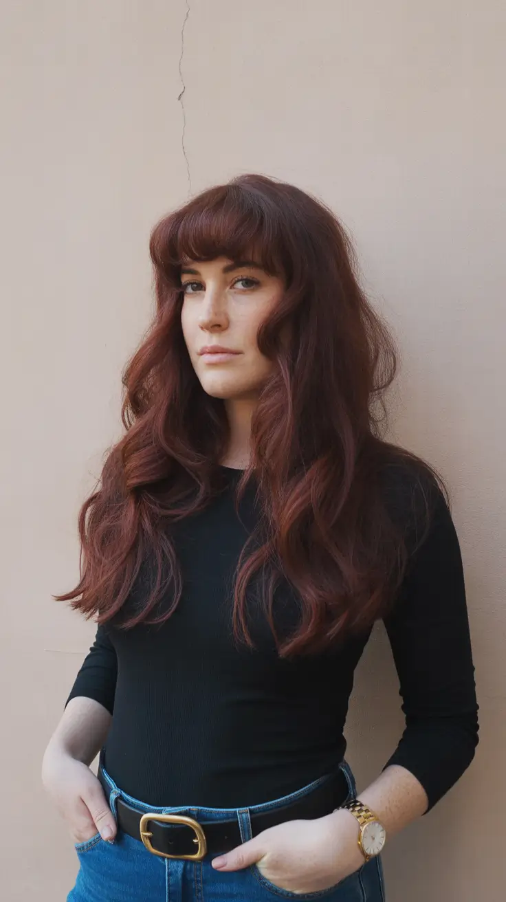 auburn-hair-color-with-highlights-winter-Soft-Layers-with-Deep-Auburn-Shine