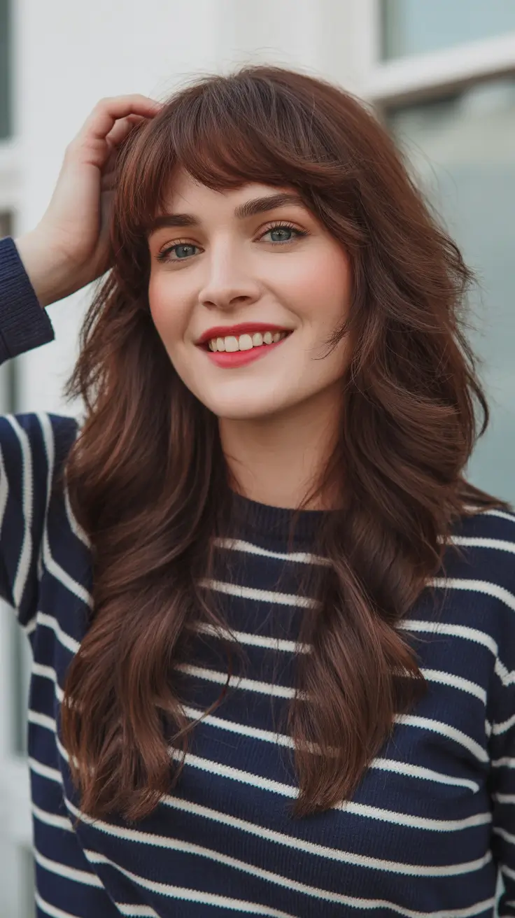 winter-hair-color-for-brunettes-red-dark-auburn-reddish-brown-Deep-Auburn-Brown-with-Soft-Bangs