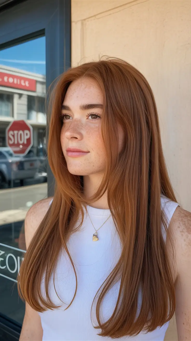 winter-auburn-hair-color-ideas-Classic-Auburn-with-Natural-Flow