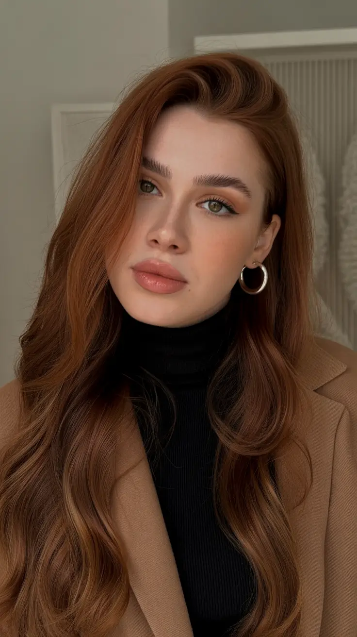 winter-hair-color-for-brunettes-red-dark-auburn-reddish-brown-Caramel-Infused-Auburn-Flow