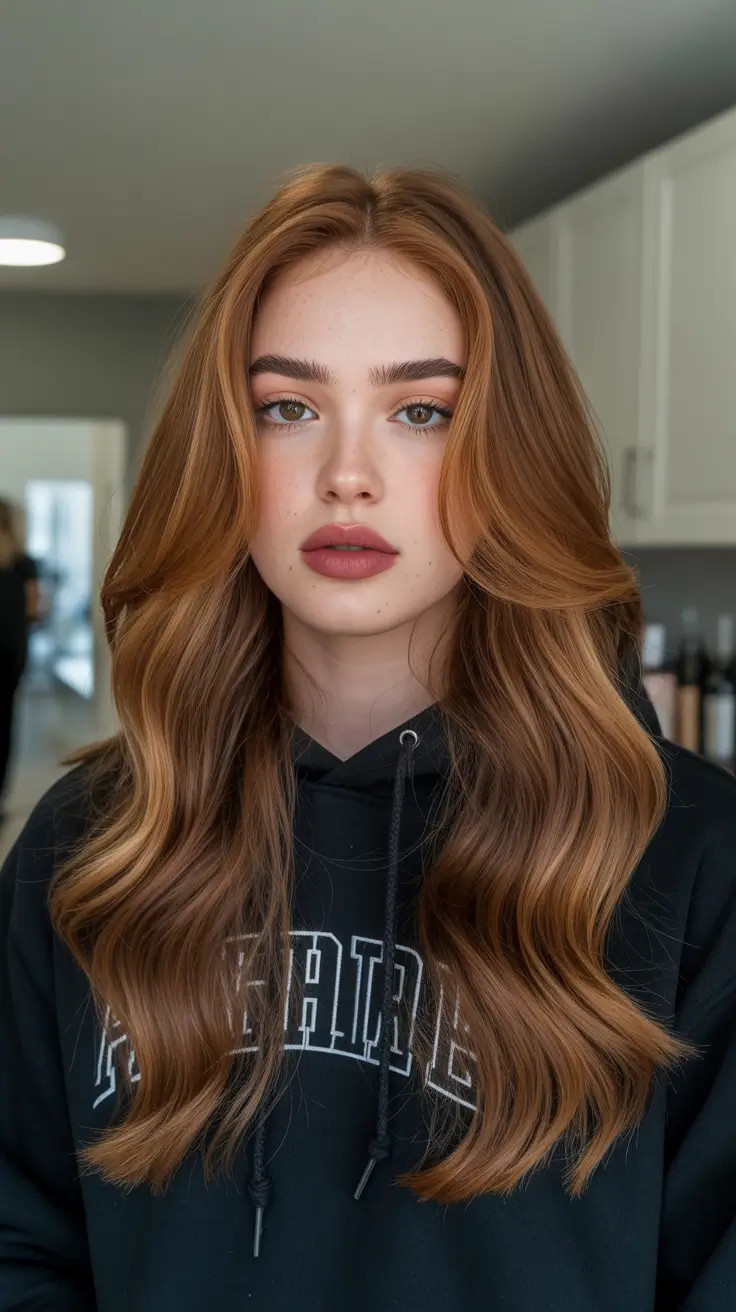 winter-auburn-hair-color-brunettes-Warm-Auburn-with-Youthful-Layers
