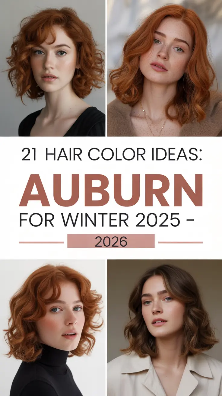 Hair Color Ideas: Auburn for Winter 2025 – 2026
