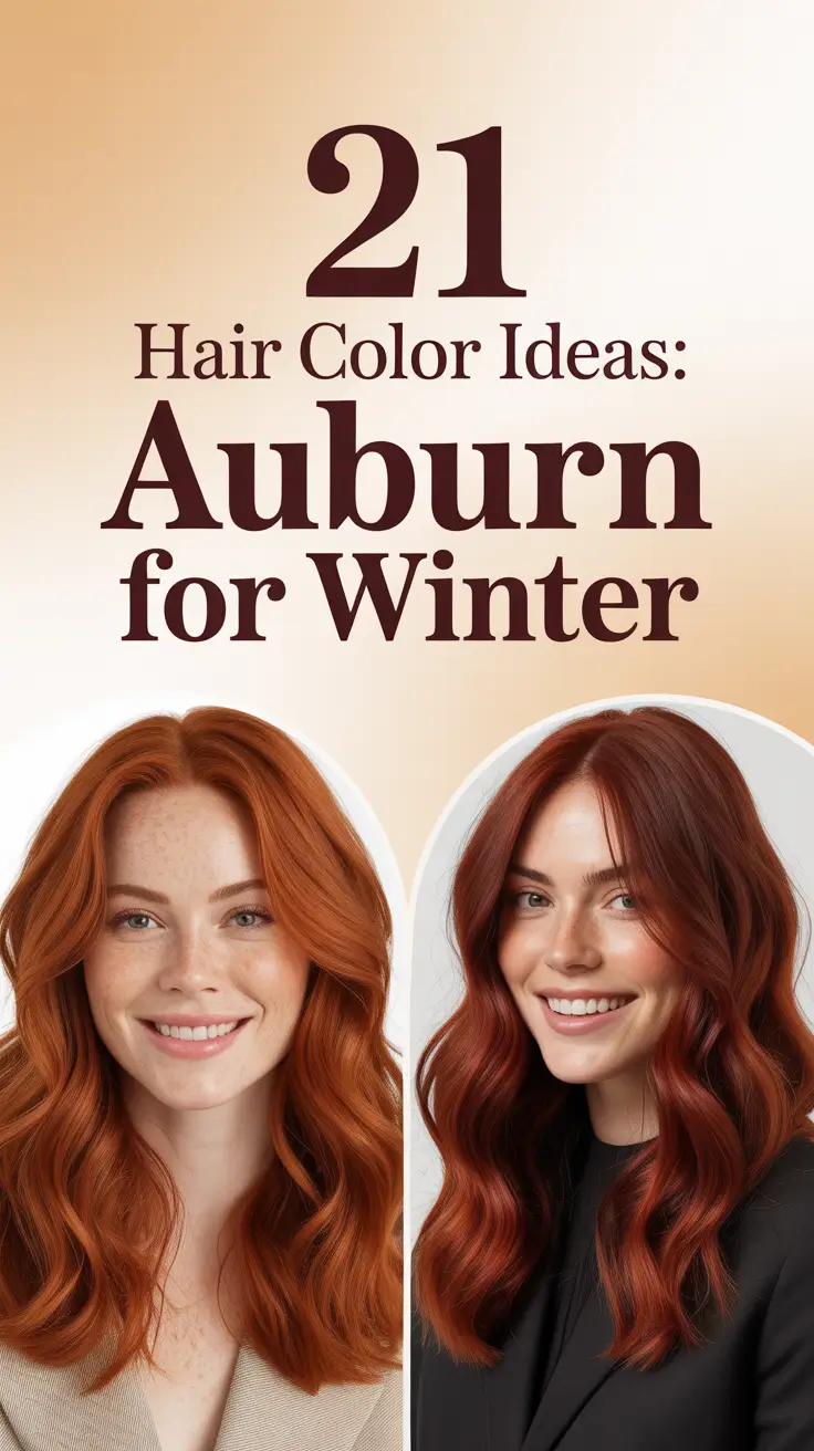 Hair Color Ideas: Auburn for Winter 2025 – 2026