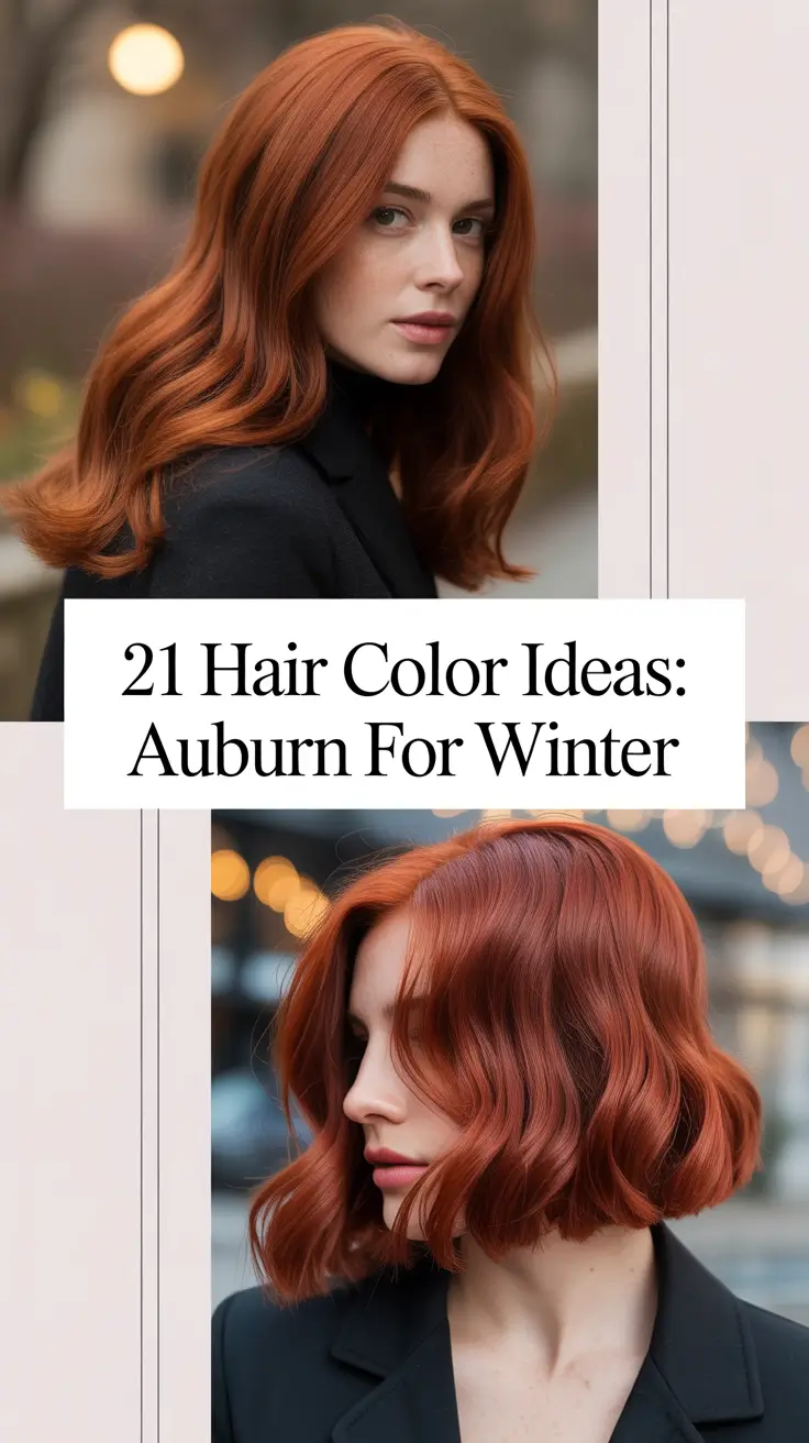 Hair Color Ideas: Auburn for Winter 2025 – 2026