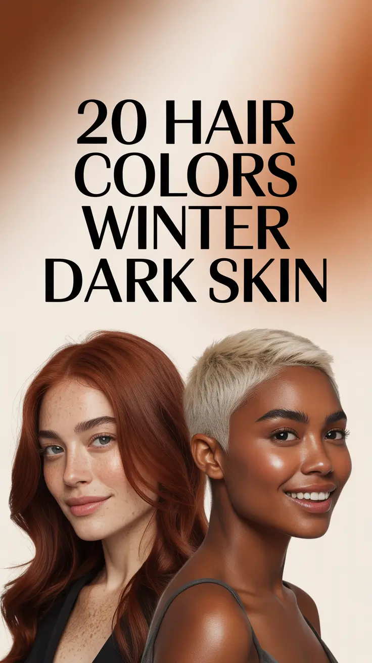 Hair Colors Winter 2025–2026 Dark Skin: Trendy Ideas for Women