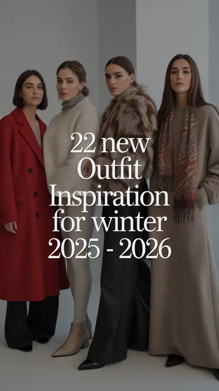 New Outfit Inspiration for Winter 2025 - 2026: Street Style Casual & Elegant Ideas