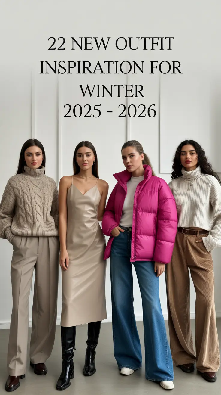 New Outfit Inspiration for Winter 2025 - 2026: Street Style Casual & Elegant Ideas