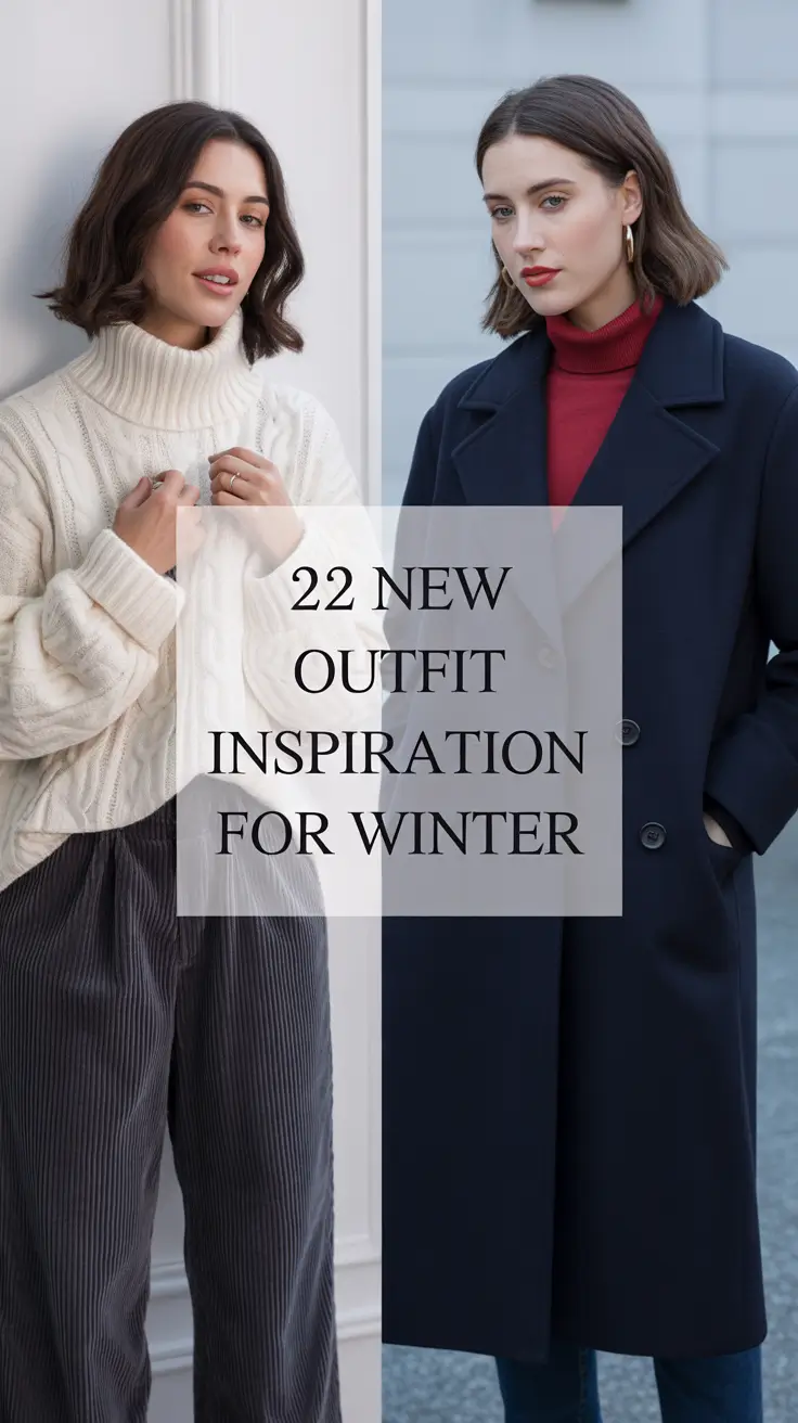 New Outfit Inspiration for Winter 2025 - 2026: Street Style Casual & Elegant Ideas