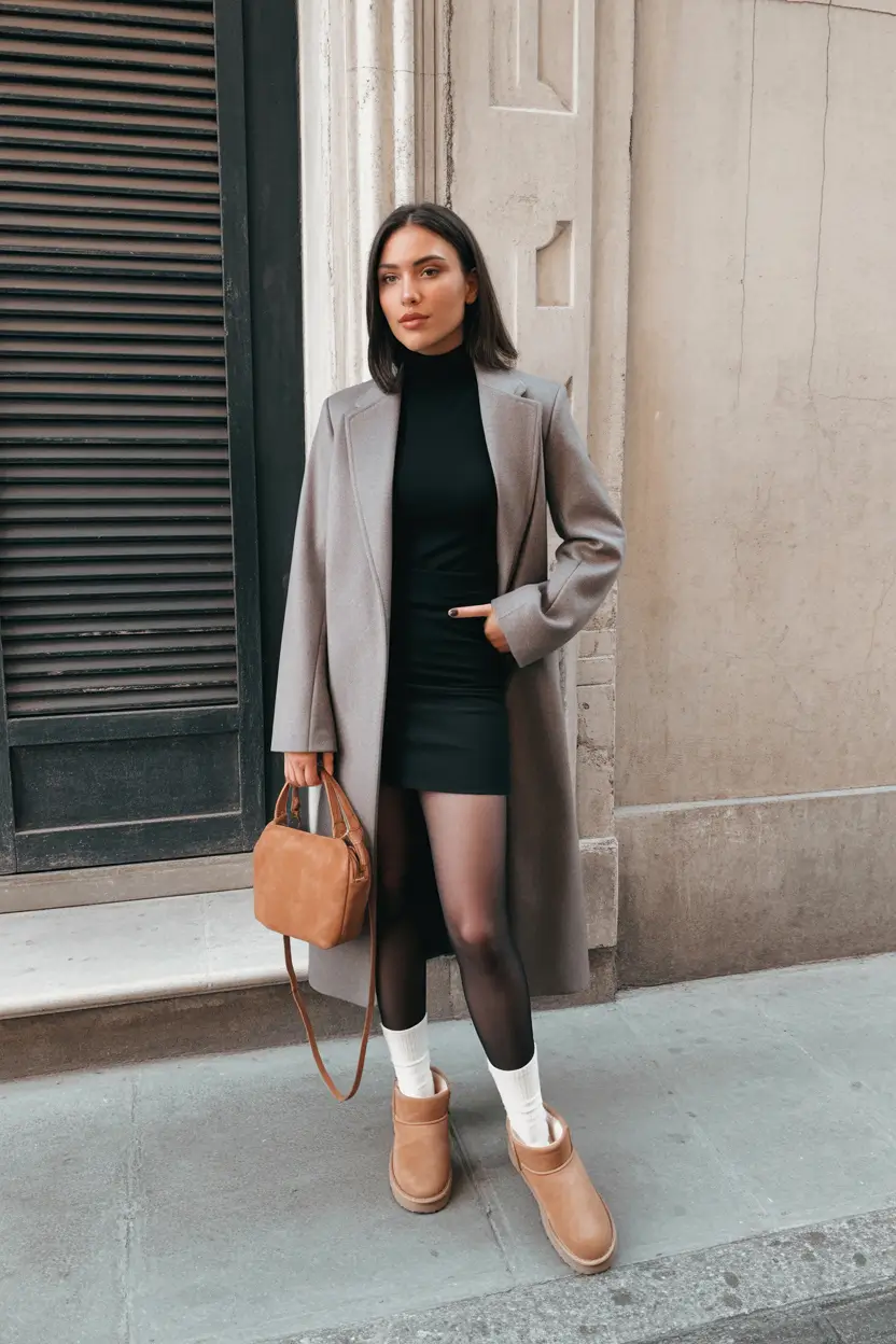 Office Outfit Ideas for Winter 2025-2026 Playful Edge with Uggs
